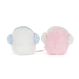 Jellycat Kerstknuffel Amuseables Toastie Pink and White Marshmallows
