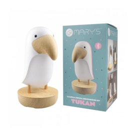 Mary 's | Oplaadbare Bluetooth speaker en LED lamp Toekan wit