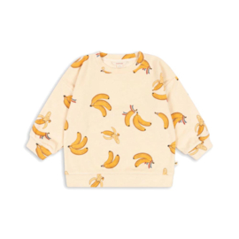 Konges Slojd Itty terry sweatshirt Go Bananas