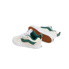 Vans Kids kindersneakers Knu Skool Elastic Lace - Sport Green-Marshmallow