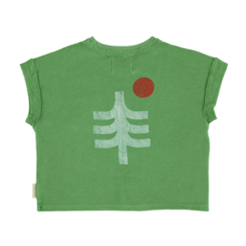 piupiuchick terry t-shirt - Mountain Lake print