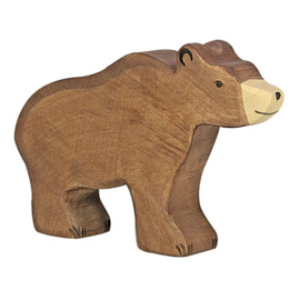 Holztiger | Houten bruine beer