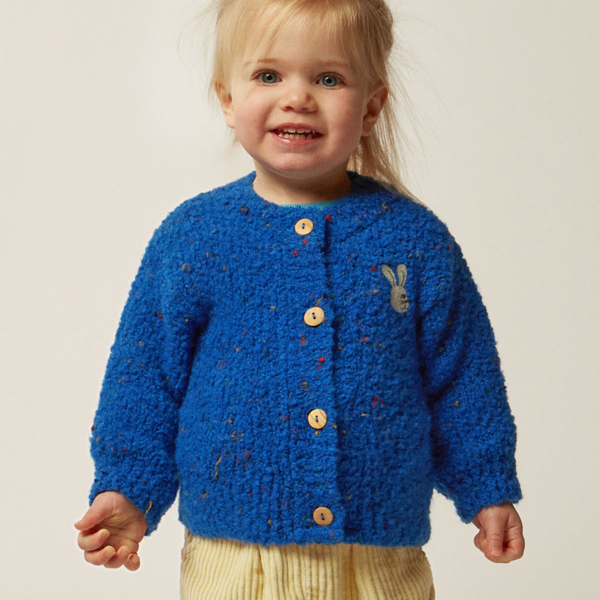 The Campamento Blue baby cardigan