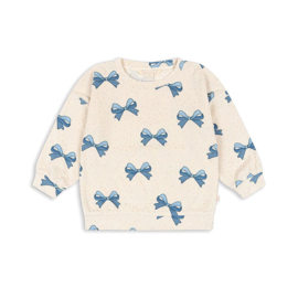 Konges Slojd Itty terry sweatshirt Bowie Blue Gold