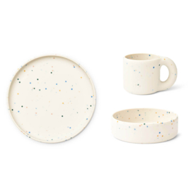 Liewood Andie Junior tableware set Splash Dots