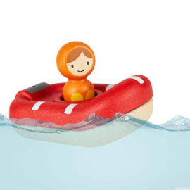 * Plan Toys * Houten Reddingsboot | Coastguard