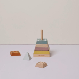 Kids Concept | Houten Stapel Pyramide | 1+