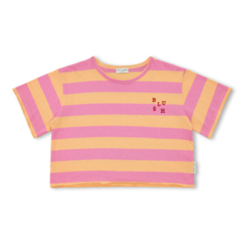 Petit Blush - Stripe T-shirt - Cashmere Rose/Peach Cobbler