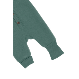 Mikk-line Merinowollen babysuit   -   Balsam Green