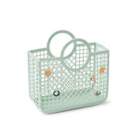 Liewood Samantha Basket with charms - Light Peppermint