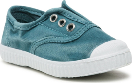 Cienta | Canvas Slip-on kinderschoenen | Jungla Petrol