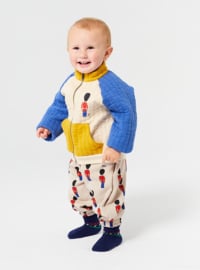 Bobo Choses | Baby Little Tin Soldier quilted zipped sweatshirt