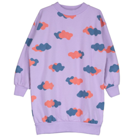 Lotiekids | Sweatdress  met Clouds print