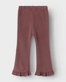 Lil Atelier | Thoro Har Bootcut broek Rose Brown