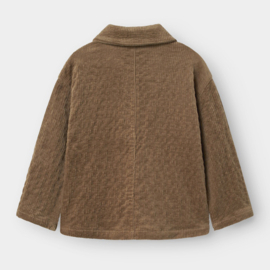 Lil Atelier Osmund Corduroy Overhemdblouse  -  Sepia Tint