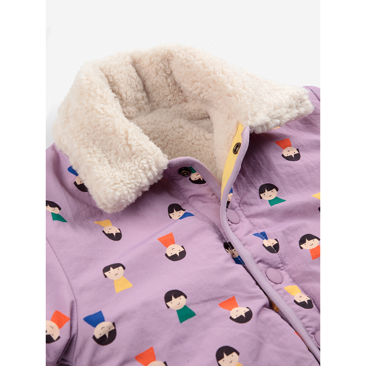 Bobo Choses Baby  -  Reversible Game Pawns Sheepskin Jas