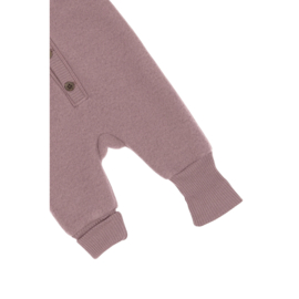 Mikk-line merinowollen babysuit  -  Twilight Mauve