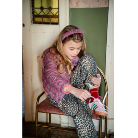 Petit Blush Ballon Fit Jeans  -  Leopard A.O.P.