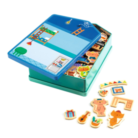 Djeco Magneetspel Inzehouse DJ03089 | 3+
