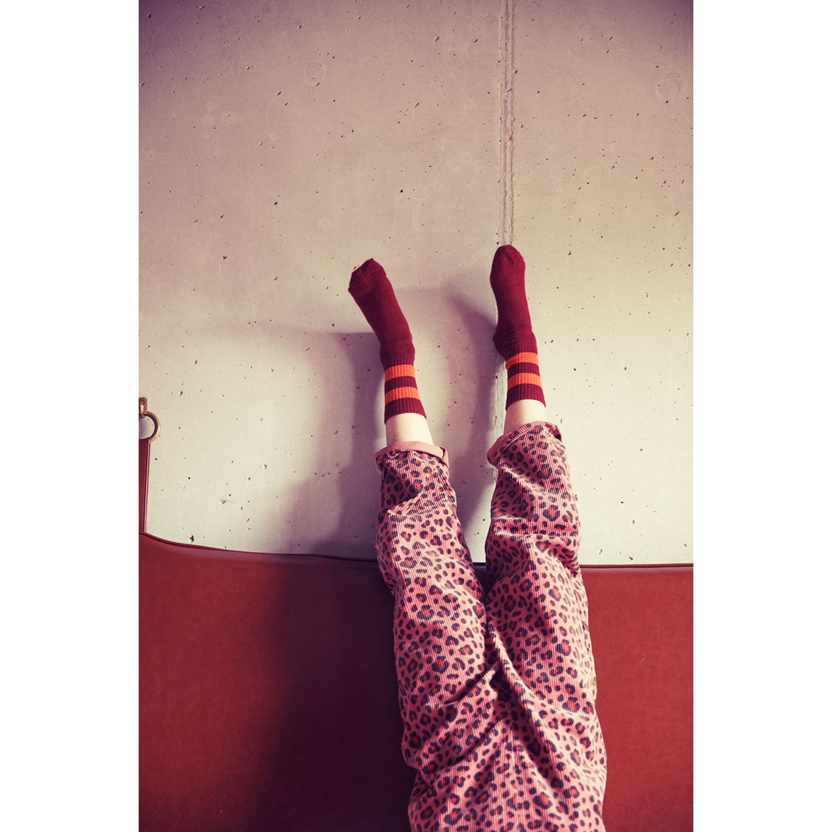 Piupiuchick Roze Corduroy Salopet -  Animal print