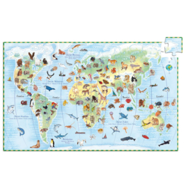 Djeco Observatie puzzel  World's Animals 100 stukjes (5+)