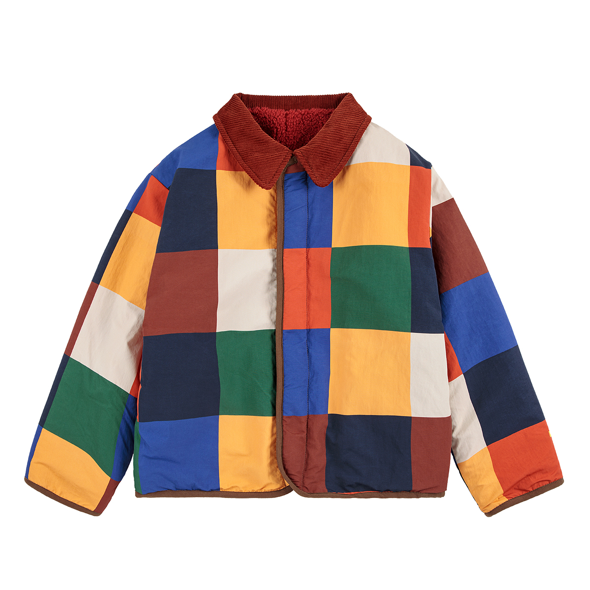 Bobo Choses Multicolor Reversible Sheepskin Jacket