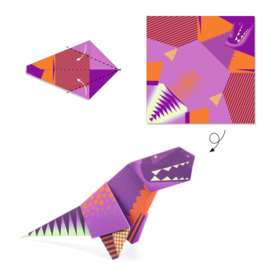 Djeco Origamipakket Dinosaurussen DJ08758 | 6-10 jaar