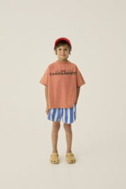 The Campamento - Blue Stripes Washed Shorts
