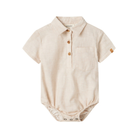 Lil atelier Body Shirt Tarou - Bleached Sand