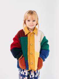 Bobo Choses | Color Block sheepskin jacket | Winterjas