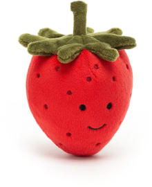 Jellycat | Fabulous Fruit Strawberry | Aardbei knuffel | 0m+