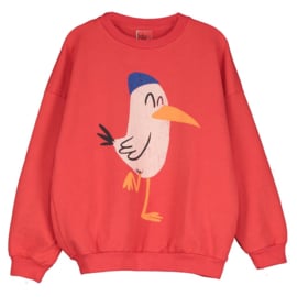Lotiekids sweatshirt Seagull - Red