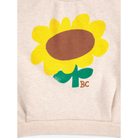 Bobo Choses Sunflower cropped sweatshirt