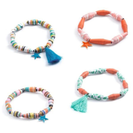 Djeco DIY Papieren kralen armbandjes maken DJ07971 | 7-12 jaar