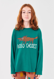 Bobo Choses | The  Clever Fox longsleeve | Dark Green