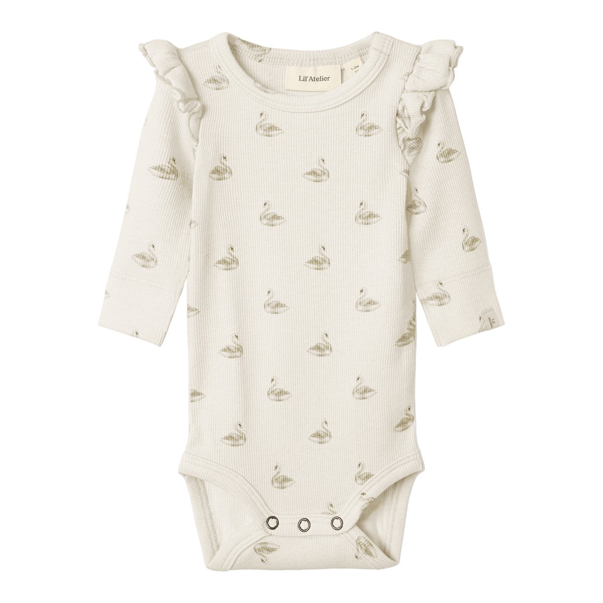 Lil Atelier newborn body Gavo Eko  -  AOP Swan