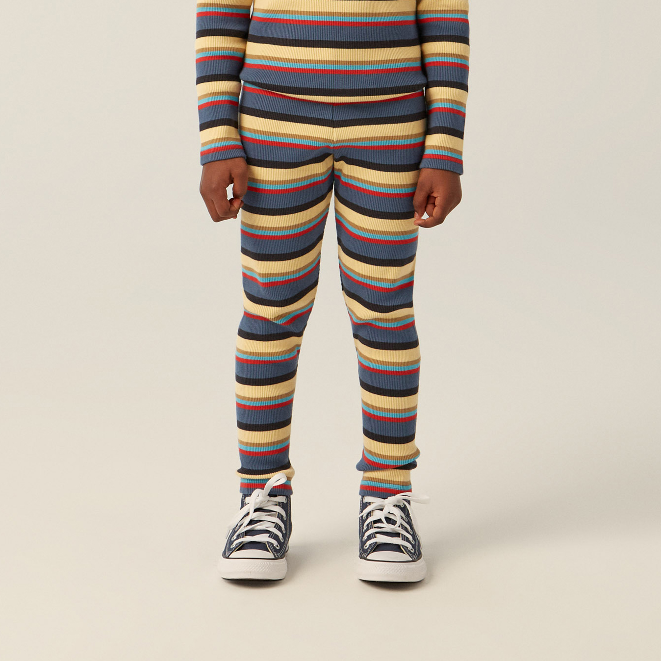 The Campamento Multicolor Stripes leggings