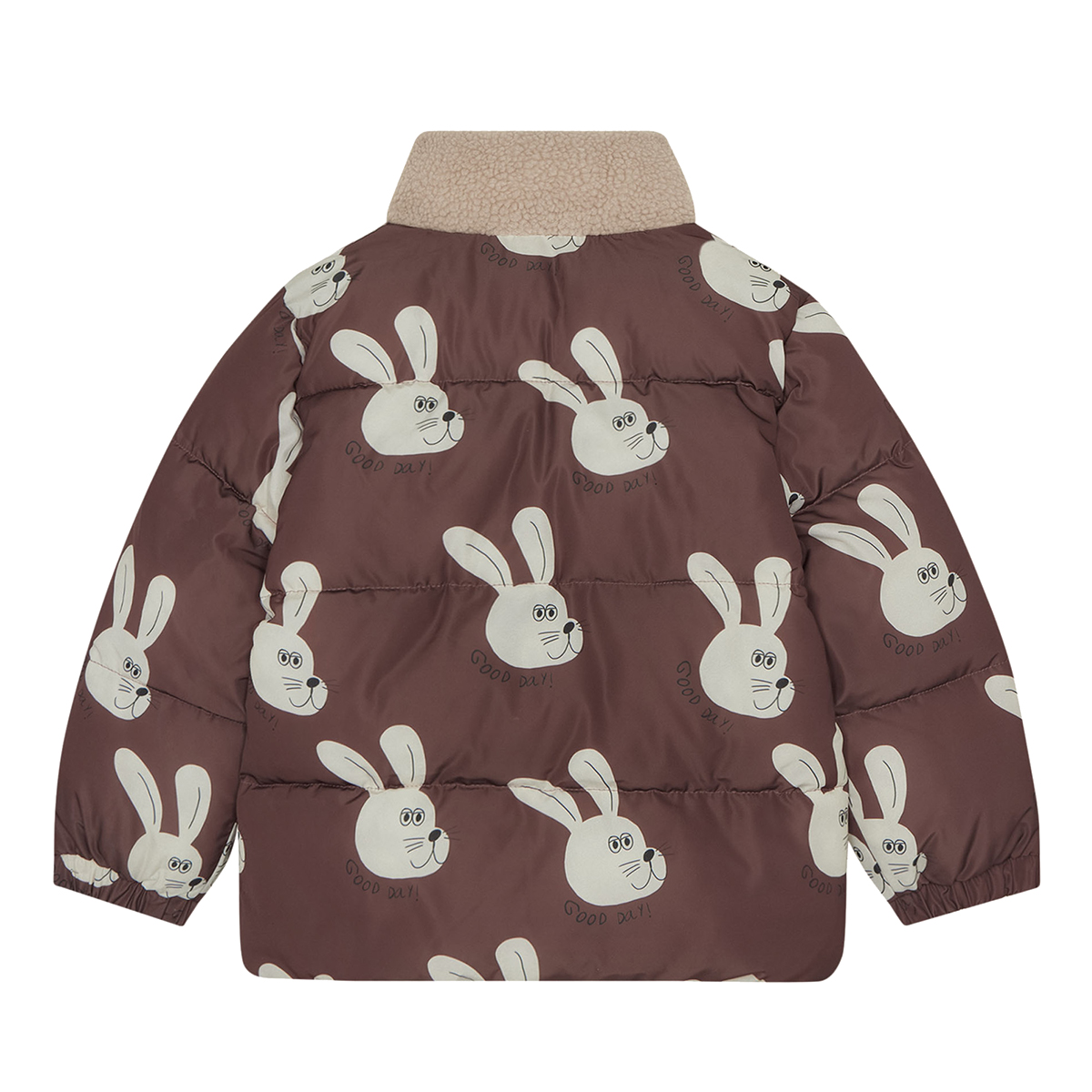 The Campamento Brown Puffer jacket Rabbits