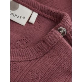 Enfant Longsleeve body Pointelle - Roan Rouge