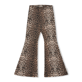 Petit Blush Bowie Flared Pants  -  Leopard
