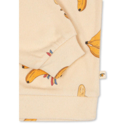 Konges Slojd Itty terry sweatshirt Go Bananas