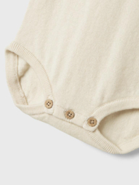 Lil Atelier Wolblend Romper Nord - Turtledove