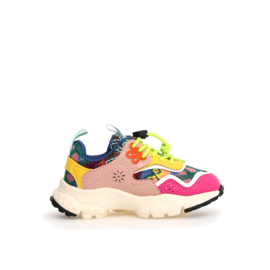 Flower Mountain kindersneakers Doi Junior -  Fuchsia-Zucca Multi