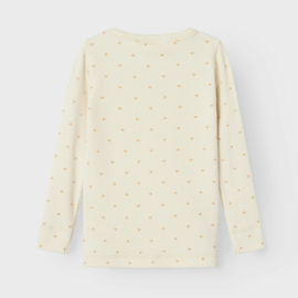 Lil Atelier | Gago longsleeve top | Turtledove met hartjes