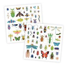 Djeco 160 Metallic Stickers Micro Cosmos DJ09282 | 4+