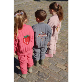 Konges Slojd Juno Sparkle bomber jacket Raspberry Wine