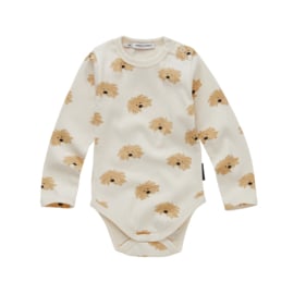Sproet & Sprout Overslag romper Moustache Dog