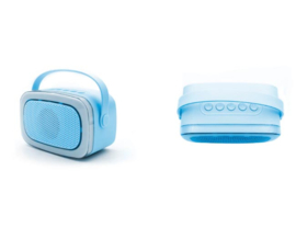 Lalarma | Karaokeo Party set met twee microfoons | Blauw