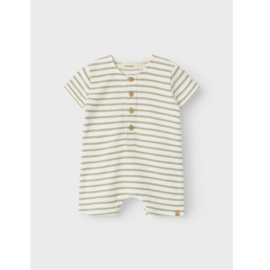 Lil Atelier gestreepte Tadeo suit  - Seagrass