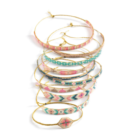 Djeco | Tiny Beads Bracelets | armbandjes weven van kleine kralen | 7+